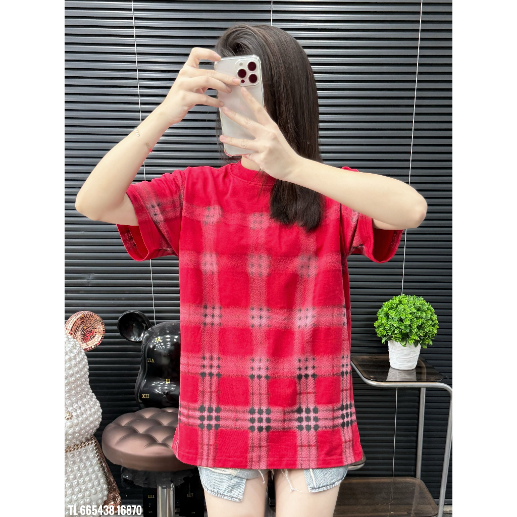 ÁO thun nam QC cổ tròn họa tiết thêu tay ngắn phong cách trẻ trung chuẩn from