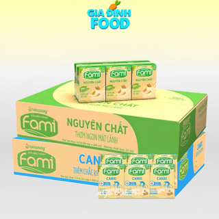 [Thùng 36 Hộp] SỮA Đậu nành Fami lốc 6 hộp 200ml/ hộp