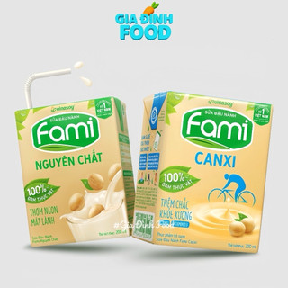 [Thùng 36 Hộp] SỮA Đậu nành Fami lốc 6 hộp 200ml/ hộp