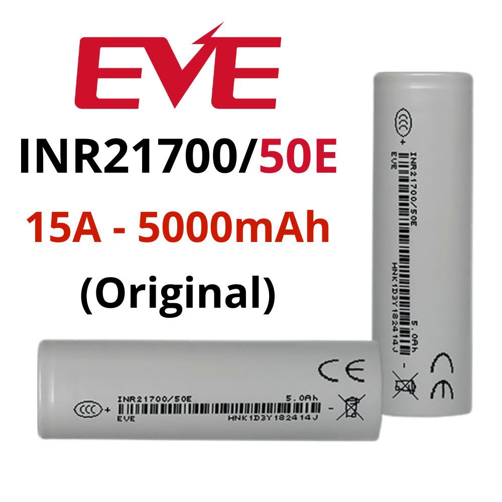 Pin sạc EVE INR21700/50E 5000mAh 3.65V 21700 | Shopee Việt Nam