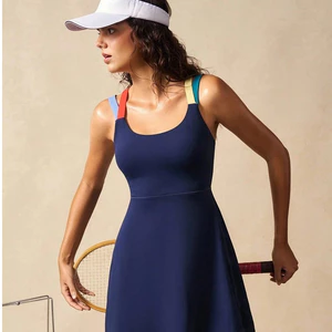 Váy Pickleball Nữ UYNSPORTY Màu Phối Tương Phản, Co Giãn, Có Mút Ngực, Bộ Đồ Pickleball Nữ