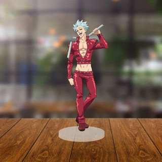 Mô Hình Acrylic Nanatsu no Taizai- Thất Hình Đại Tội, Quà Tặng Anime, Trang Trí Bàn