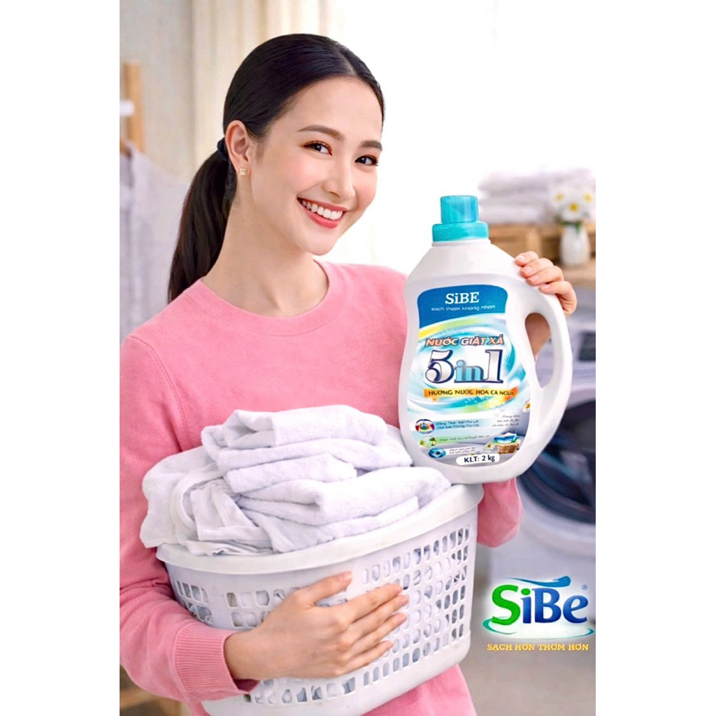 SiBE 5in1 — Nước giặt xả đa năng cho gia đình thông minh