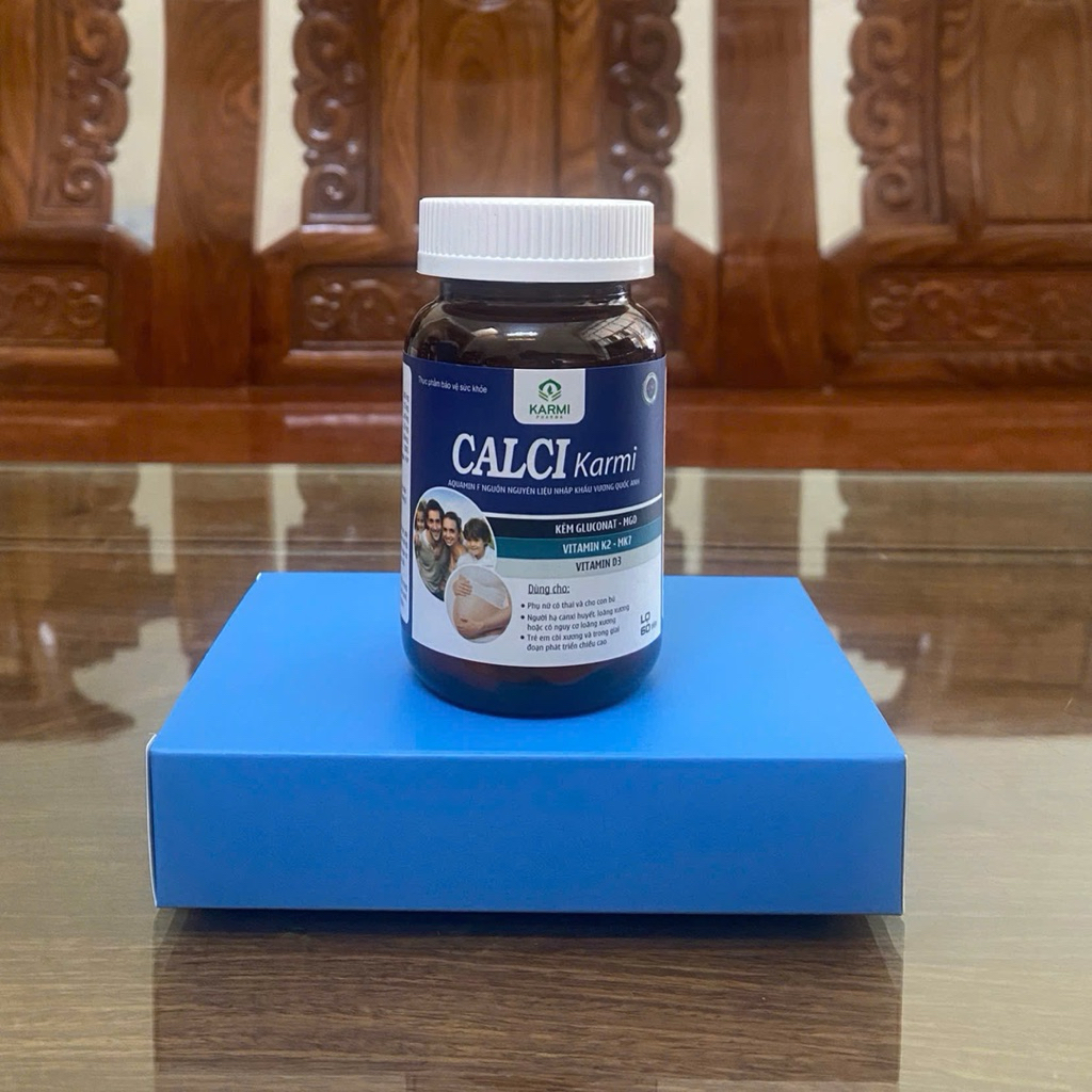 CALCI Karmi Canxi Aquamin K2 ,D3 – Hỗ Trợ Bổ Sung Canxi, Giúp Xương Chắc Khỏe