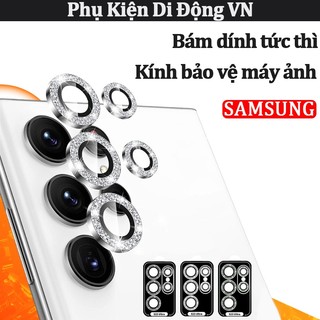 Kính bảo vệ camera Samsung Galaxy viền kim loại kính cường lực chống trầy cho S26 S25 S24 S23 Ultra Plus A16 A15 A26 A36