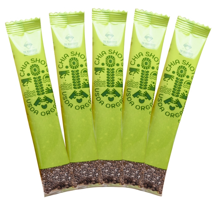 COMBO 5 Shot Hạt chia DK Harvest nhập khẩu chính hãng – 6g/1shot – Ăn Giảm Cân – Eatclean – Tốt cho sức khoẻ