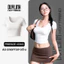 Áo croptop cổ vuông GenY ngắn tay ôm body tôn dáng thiết kế đơn giản trắng đen chất vải DL21A