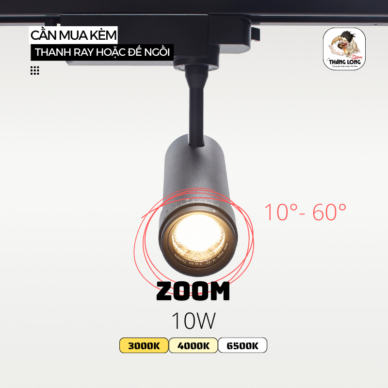 Đèn Rọi Ray Zoom (by MD Led Lighting), (công suất: 10W) | Shopee Việt Nam