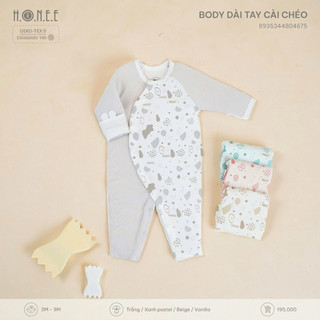 Bộ sơ sinh cài chéo honee sale