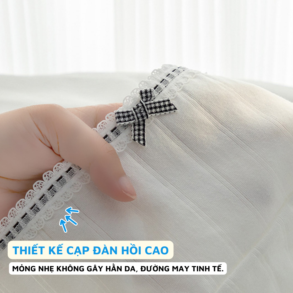 [ Xả Hàng ] Quần lót nữ cotton cạp vừa ôm dáng không lộ viền, Quần chip nữ đáy may kháng khuẩn tone màu basic L1129