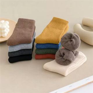 Tất Cao Cổ Unisex Mềm Êm Nhiều Màu Sắc Bắt Mắt, Vớ Trơn Thoáng Khí Thấm Hút Mồ Hôi King Shop T-674