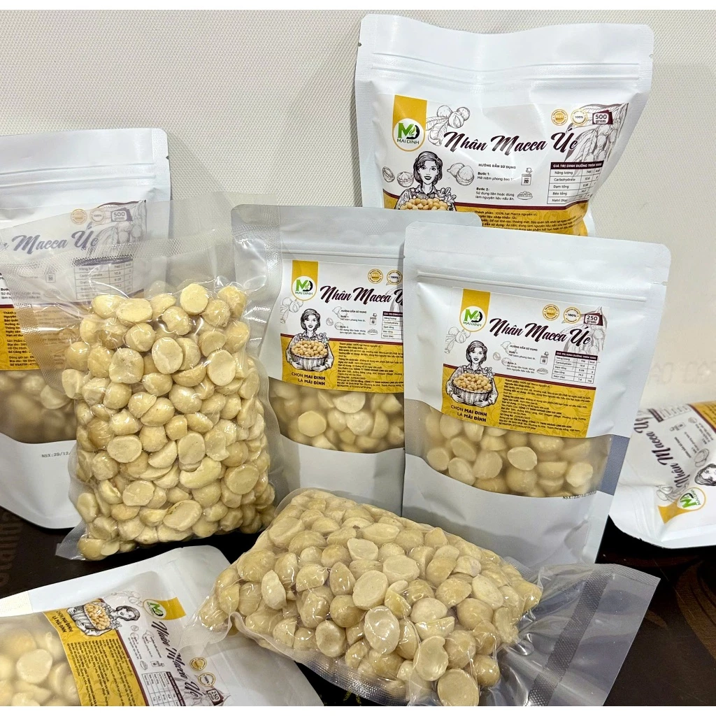 Nhân macca Úc - Nhân vỡ - Túi 500g/250g - Hỗ trợ sức khỏe
