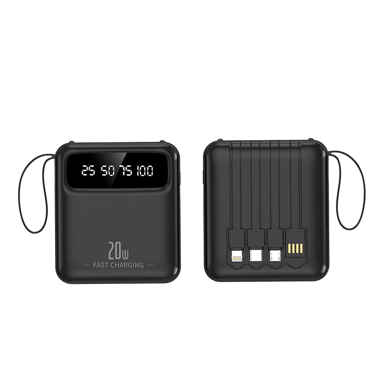 Pin Sạc Dự Phòng DX299 20000mAh 23W Power Bank Tích Hợp 4 Dây Sạc