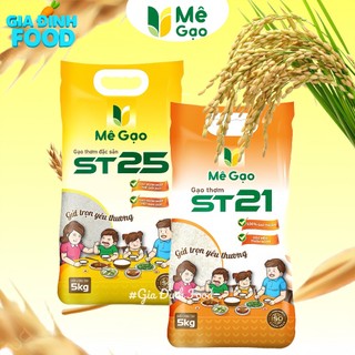GẠO ST25/ST21 Thuần 100% Túi 5kg – Thương Hiệu MÊ GẠO - Ngon Dẻo Mềmmmm