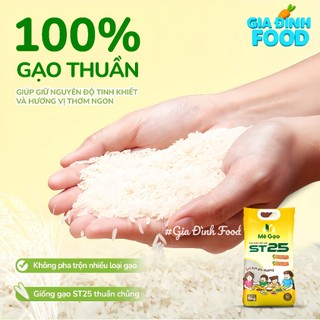 GẠO ST25/ST21 Thuần 100% Túi 5kg – Thương Hiệu MÊ GẠO - Ngon Dẻo Mềmmmm