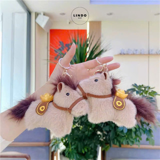 Móc Khóa Tiểu Mã May Mắn LINDO, Móc Khóa Treo Cặp, Balo, Quà Tặng May Mắn Cho Năm Mới