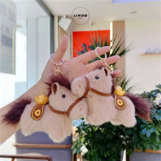 Móc Khóa Tiểu Mã Cute LINDO, Móc Khóa Treo Cặp, Balo, Quà Tặng May Mắn Cho Năm Mới