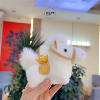 Móc Khóa Tiểu Mã Cute LINDO, Móc Khóa Treo Cặp, Balo, Quà Tặng May Mắn Cho Năm Mới