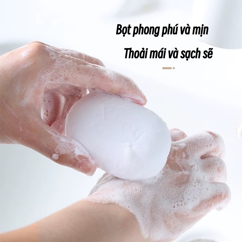 [HÀNG MỚI] Xà bông thơm Hoa Lài cục (100g), xà phòng tắm hương Hoa Lài thơm ngát-xà phòng tươi