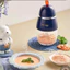 Máy xay Cocobear Hattiecs cho bé ăn dặm dao inox cối thủy tinh, Máy xay ăn dặm đa năng bảo hành 18m