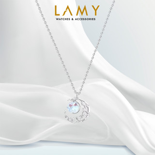 Dây chuyền nữ LAMY Moonstone đá mặt trăng 6068