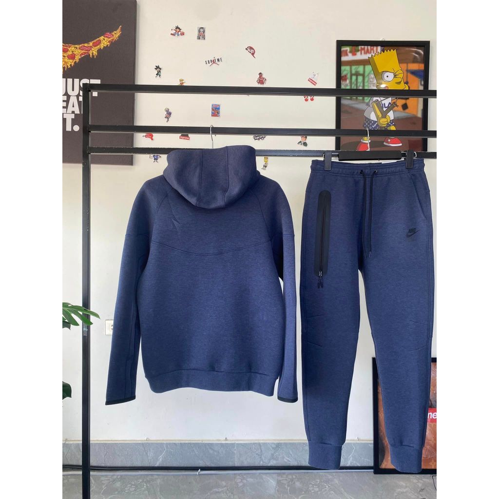 Teck Ver 2 Màu NAVY cực đẹp bản vải hãng 100%