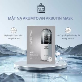 Hộp 10 miếng ặt nạ Arumtown mặt nạ cấp ẩm dưỡng sáng Arumtown Mask - Kosmi Beauty