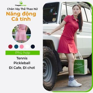 Chân Váy Xếp Ly Thể Thao 2 Lớp Pickleball Tennis ICADO HT604 Co Dãn Thấm Hút Tốt thế giới đồ tập thegioidotap