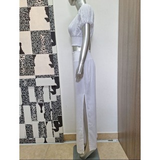 Set bộ áo croptop và quần vnxk dư VENUS