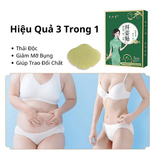 MIẾNG DÁN GIẢM BÉO 7 NGÀY, ĐỐT CHÁY MỠ THỪA  KHÔNG TỐN THỜI GIAN. HÀN QUỐC hộp 5 miếng