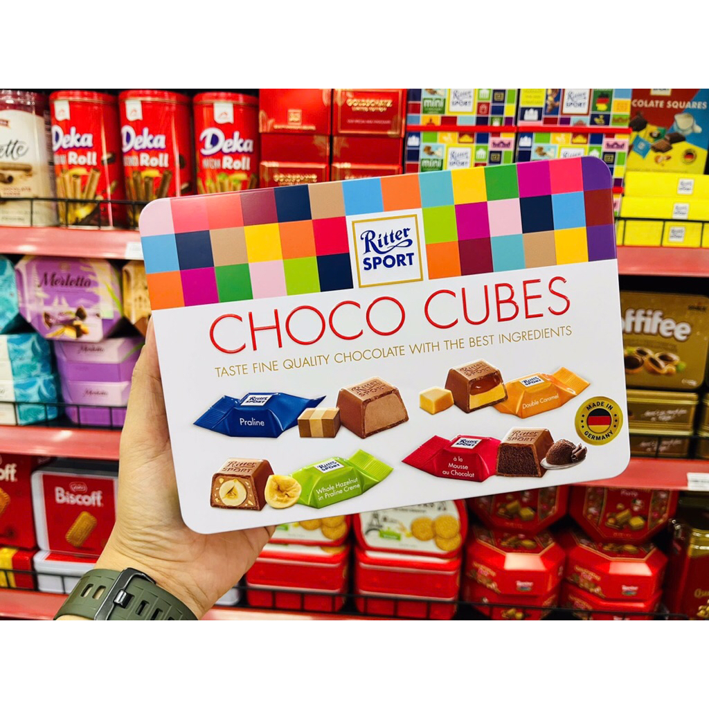 Socola Ritter Sport Choco Cubes Đức 160g | Shopee Việt Nam