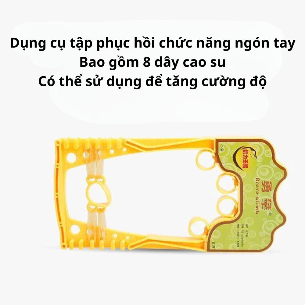 Dụng Cụ Tập Lực Ngón Tay & Cổ Tay, Tăng Sức Bám, Dẻo Dai, Phục Hồi Tay
