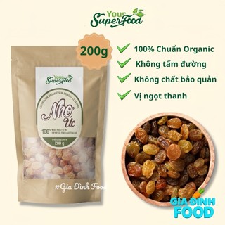HẠT Chia Đen Organic/ Nho Khô/ Táo Đỏ Tân Cương chín sấy khô/ Hạt Macca Tách Vỏ Đến từ Your Superfoodđ