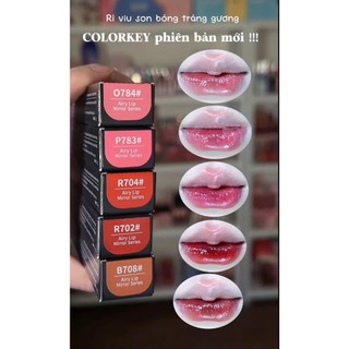 Son tint COLORKEY Airy Lip Gloss Mirror hiệu ứng căng bóng như gương chính hãng - Bebeau