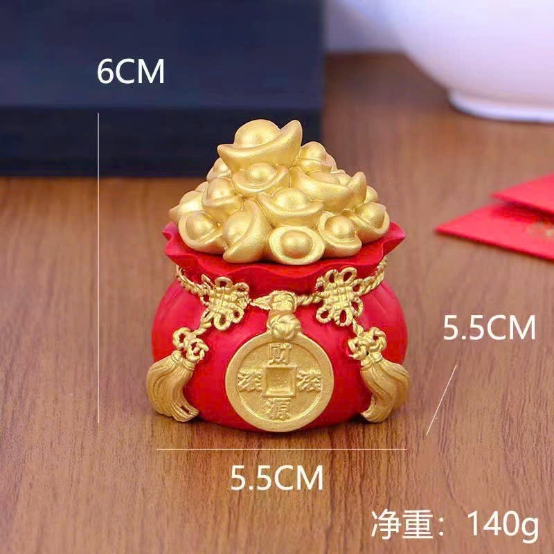 Hũ Vàng Thần Tài, Hũ Đựng Muối Gạo Tài Lộc