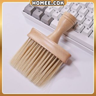 Homee.cok Chổi Quét Bụi Lông Mềm Cán Gỗ Vệ Sinh Bàn Phím Ô Tô Máy Ảnh Laptop Điện Thoại Cực Sạch