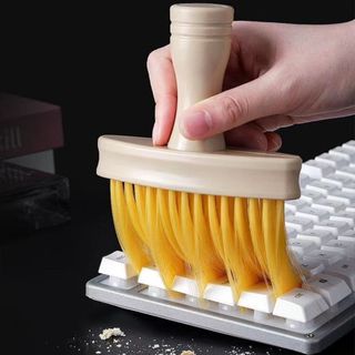 Homee.cok Chổi Quét Bụi Lông Mềm Cán Gỗ Vệ Sinh Bàn Phím Ô Tô Máy Ảnh Laptop Điện Thoại Cực Sạch