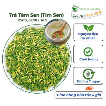 Trà Tâm Sen (tim sen) Dogiafarm - dưỡng tâm, an thần, ngủ ngon - Gói 250g, 500g, 1kg