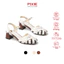 Giày Sandal 5cm Đế Vuông Mũi Rọ Đan Dây Thời Trang Pixie H417