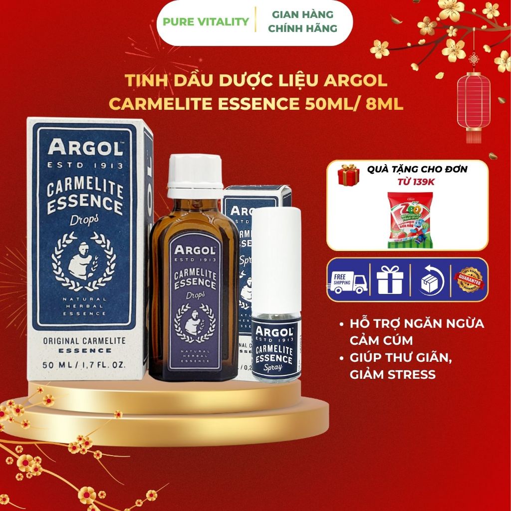 Tinh dầu Dược liệu Argol Carmelite Essence – Tinh Dầu Xông Mũi, Hỗ Trợ ...