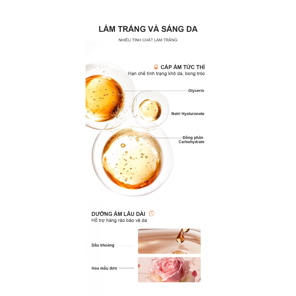 Sữa dưỡng thể  sáng da HEXZE 350g, dưỡng ẩm, dưỡng sáng, không bết dính hương thơm tự nhiên