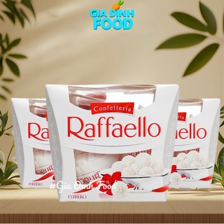 SOCOLA Confetteria Raffaello Ferrero - Phủ sáp dừa nhân kem trắng & hạt hạnh nhân 150g
