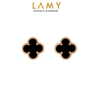 Khuyên tai nữ LAMY Four Leaf Clover Mother of Pearl Earrings Gold 3281