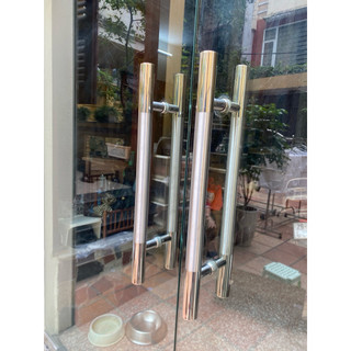 Tay Nắm Cửa Kính Cường Lực INOX 304 - Tay Nắm 60cm-80cm ( Ống Phi 38 Hàng Dày Dặn - Chắc Chắn) nó