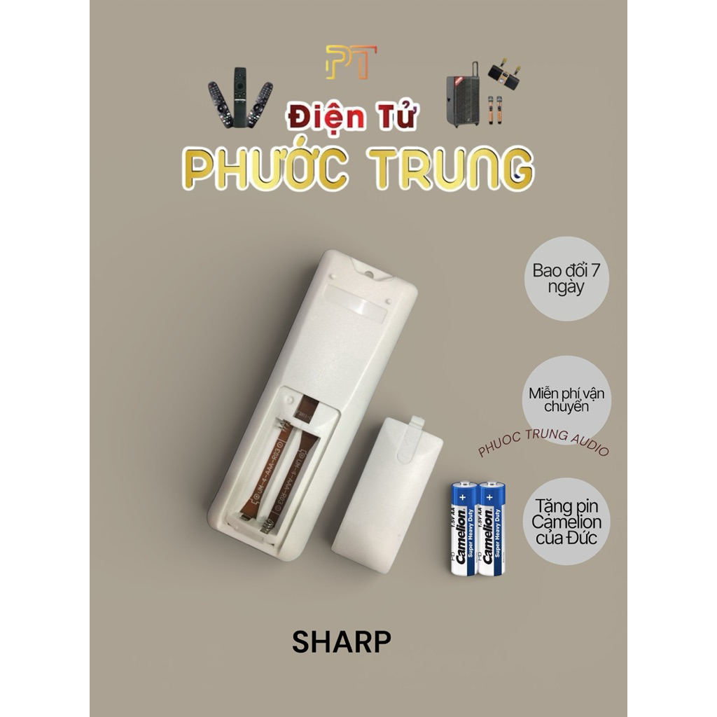 Remote máy lạnh dòng J-TECH INVERTER - Điều khiển điều hòa SHARP dòng J-TECH INVERTER