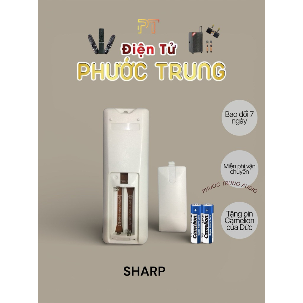Remote máy lạnh dòng J-TECH INVERTER - Điều khiển điều hòa SHARP dòng J-TECH INVERTER