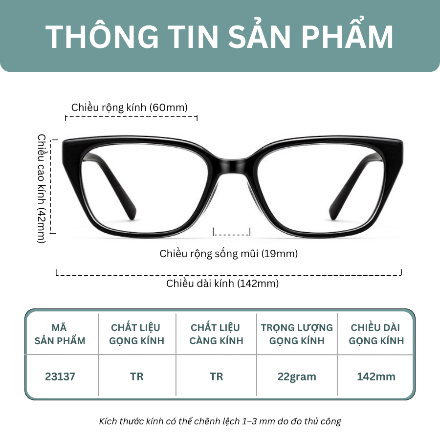 Kính Mắt Gọng Vuông Nữ INNI Gọng Kính Vân Gỗ Thời Trang, Kính Chống Ánh Sáng Xanh Thời Trang - 23137