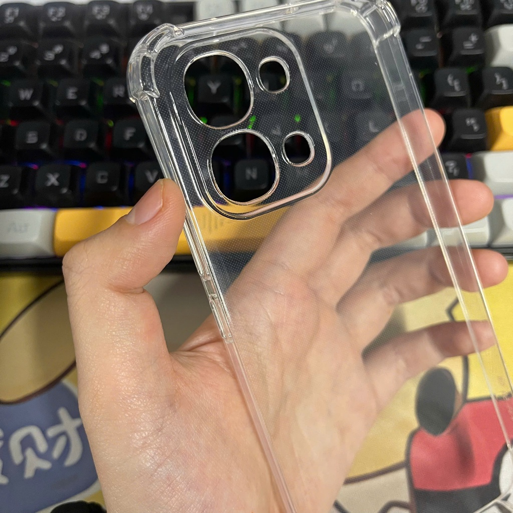 Ốp lưng OPPO A6 PRO dẻo trong suốt silicon cao cấp chống sốc va đập có gờ bảo vệ camera đt