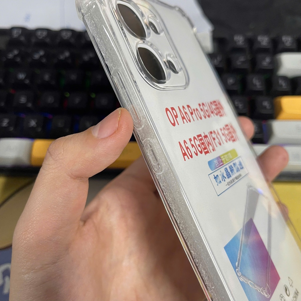 Ốp lưng OPPO A6 PRO dẻo trong suốt silicon cao cấp chống sốc va đập có gờ bảo vệ camera đt