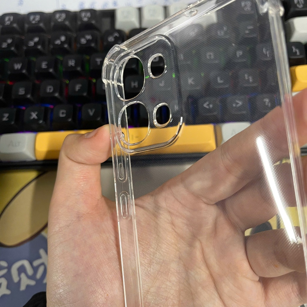 Ốp lưng OPPO A6 PRO dẻo trong suốt silicon cao cấp chống sốc va đập có gờ bảo vệ camera đt
